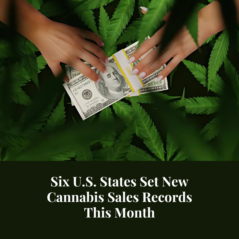 Six U.S. States Set New Cannabis Sales Records This Month