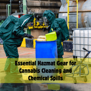 Essential Hazmat Gear for Cannabis Cleaning and Chemical Spills