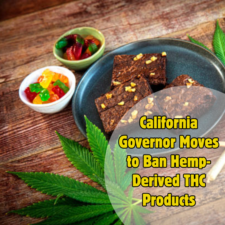 California Governor Moves to Ban Hemp-Derived THC Products