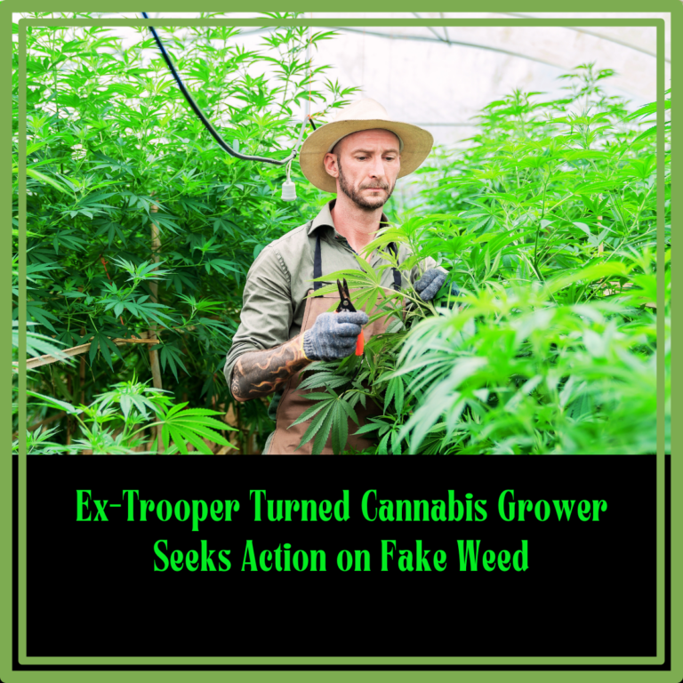 Ex-Trooper Turned Cannabis Grower Seeks Action on Fake Weed
