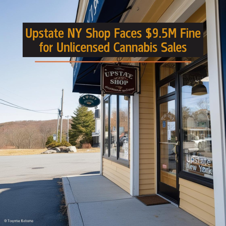 Unlicensed Cannabis Sales Lead to $9.5M Fine for NY Shop