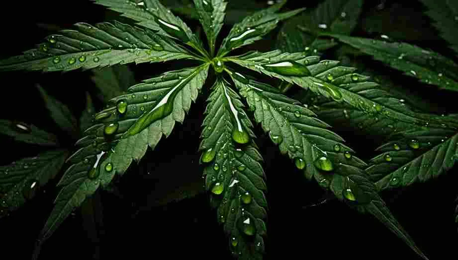 cannabis green leaf