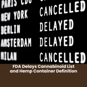 FDA and cannabis