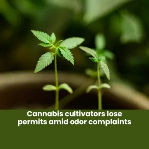 Cannabis cultivators lose permits amid odor complaints